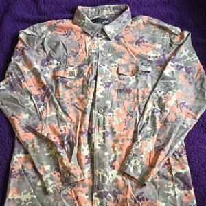 Lost Multicolor Camo Shirt